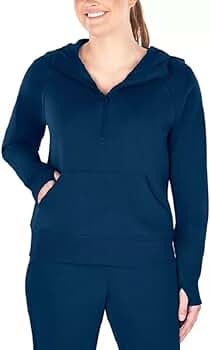 Member's Mark Ladies Ribbed Zip Hoodie (as1, alpha, xx_l